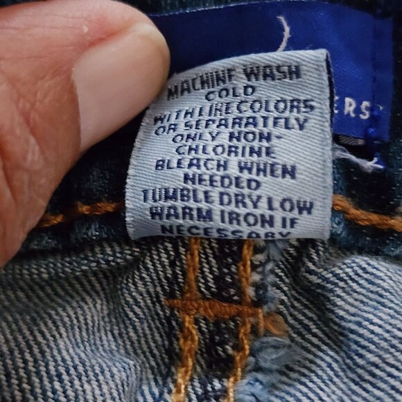 Kim Rogers Womens. Jeans Size 16 short Classic Fit Straight Leg Blue Denim - Picture 6 of 8